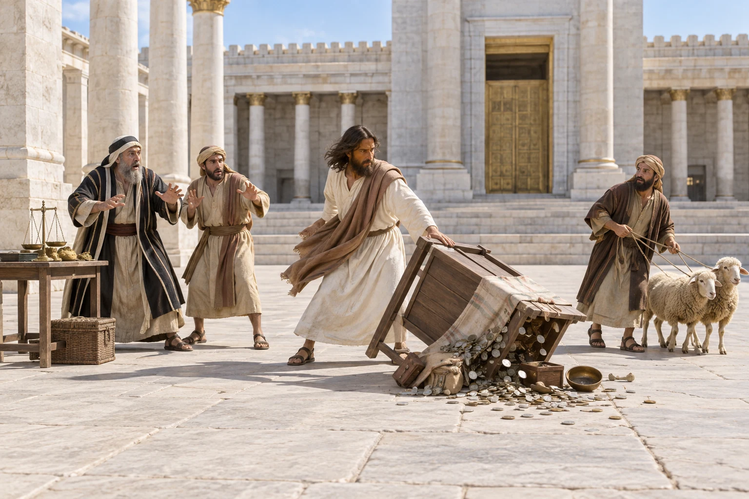 Expulsión de los mercaderes del templo