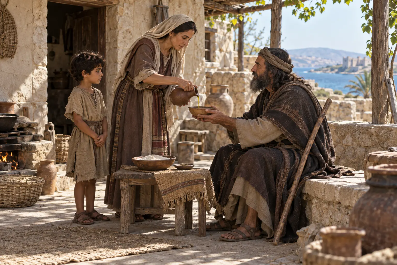 Elías y la viuda de Sarepta