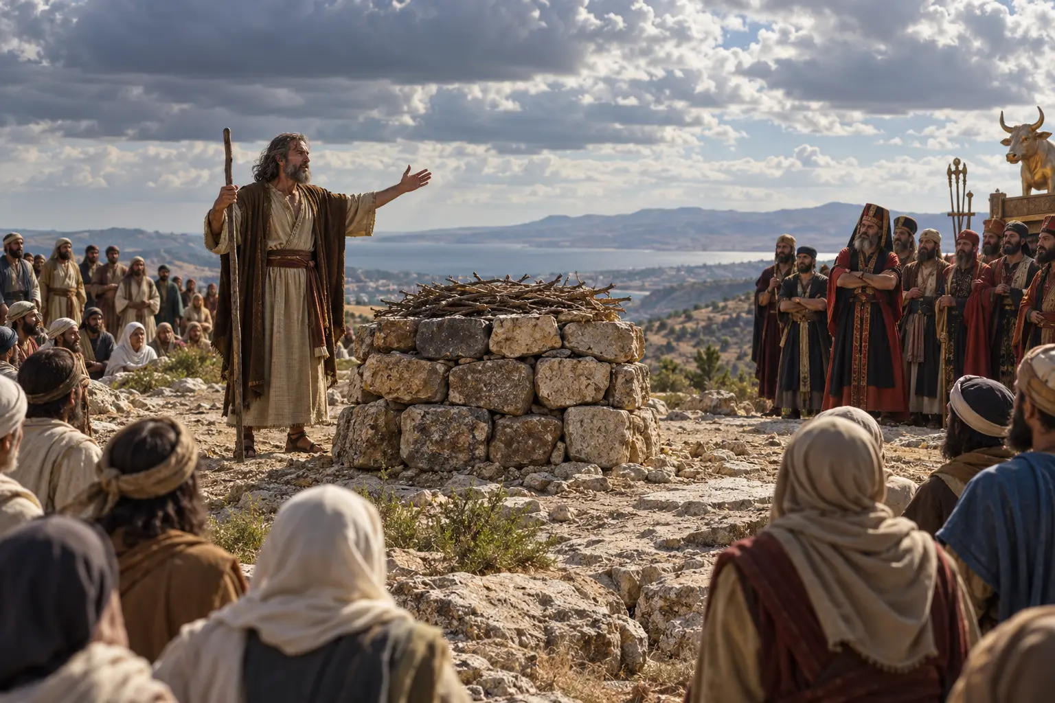 Elías y los profetas de Baal