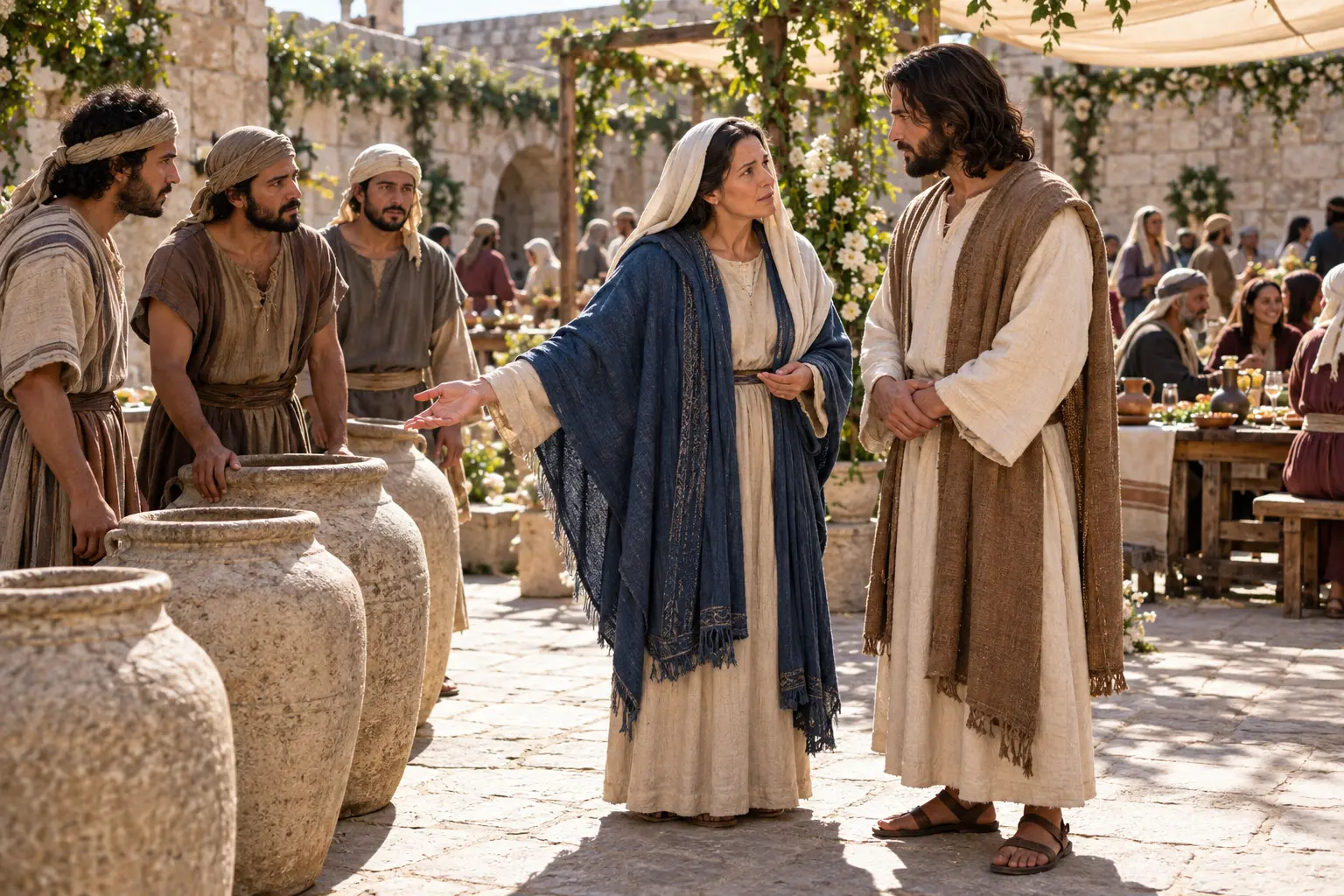 ¿Qué hizo María en las bodas de Caná?